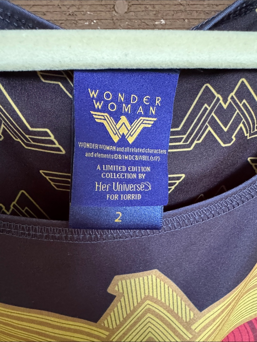 DC Comics x Torrid Wonder Woman Dress size 2 (Plus Sizing) - Picture 2 of 4